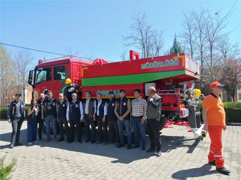 Diyarbakır Orman İşletme ve Bölge Müdürlüğü Tarafından Orman Yangınları ile Mücadale Eğitimi Aldık