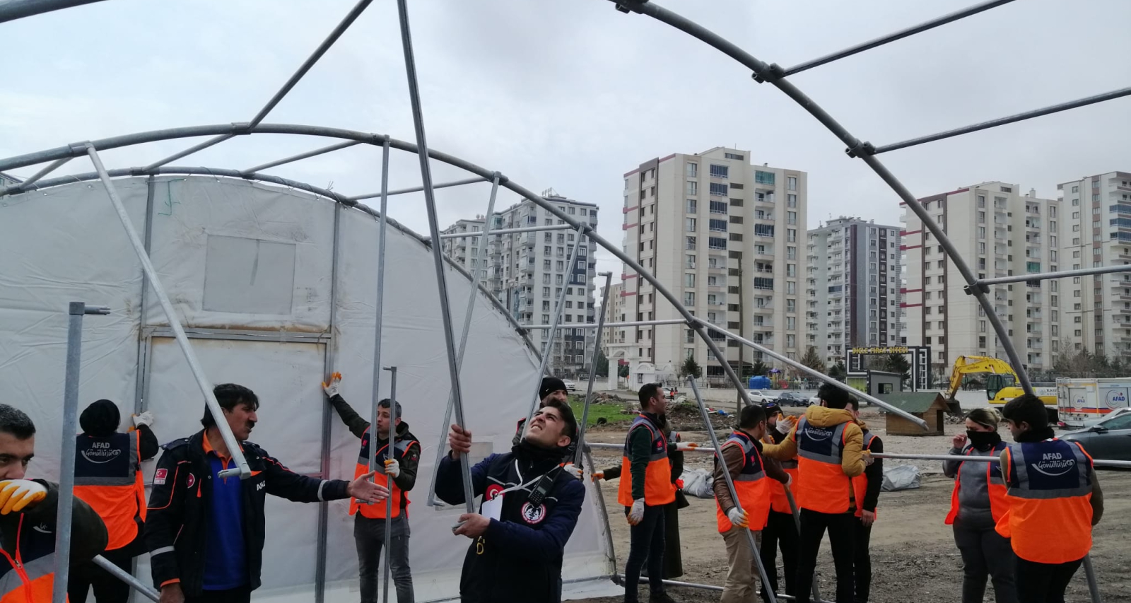 Diyarbakırda afadın kentsel arama kurtarma tatbikatına AKAD Derneği olarak katılım sağladık