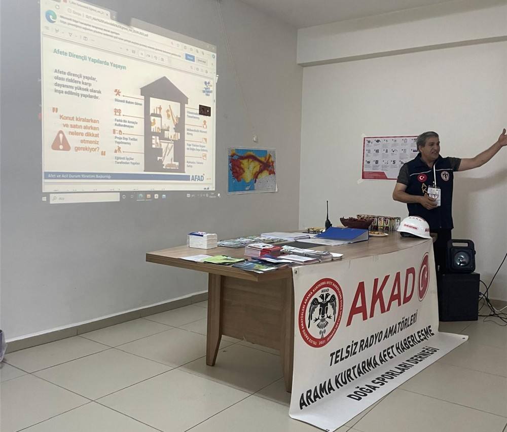 Duygu Rehabilitasyon Merkezine AFET Farkındalık Eğitimi Ve Orman Yangınları ile Mücadele Eğitimi Verildi ve Tatbikatı Yapıldı