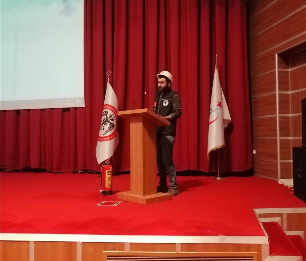 SBU Gazi Yaşargil AEH Çalışanlarına AFET Farkındalık Eğitimi Ve Çök Kapan Tutun Tahliye Tatbikatı Yapıldı