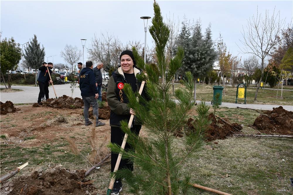 Gazi Yaşargil E.A. Hastanesinin Etrafına Sayın Vali Yardımcımız Fatih Ayaz ile Orman İşletme Müdürlüğüyle Hastane Başhekim ile Fidan Ektik