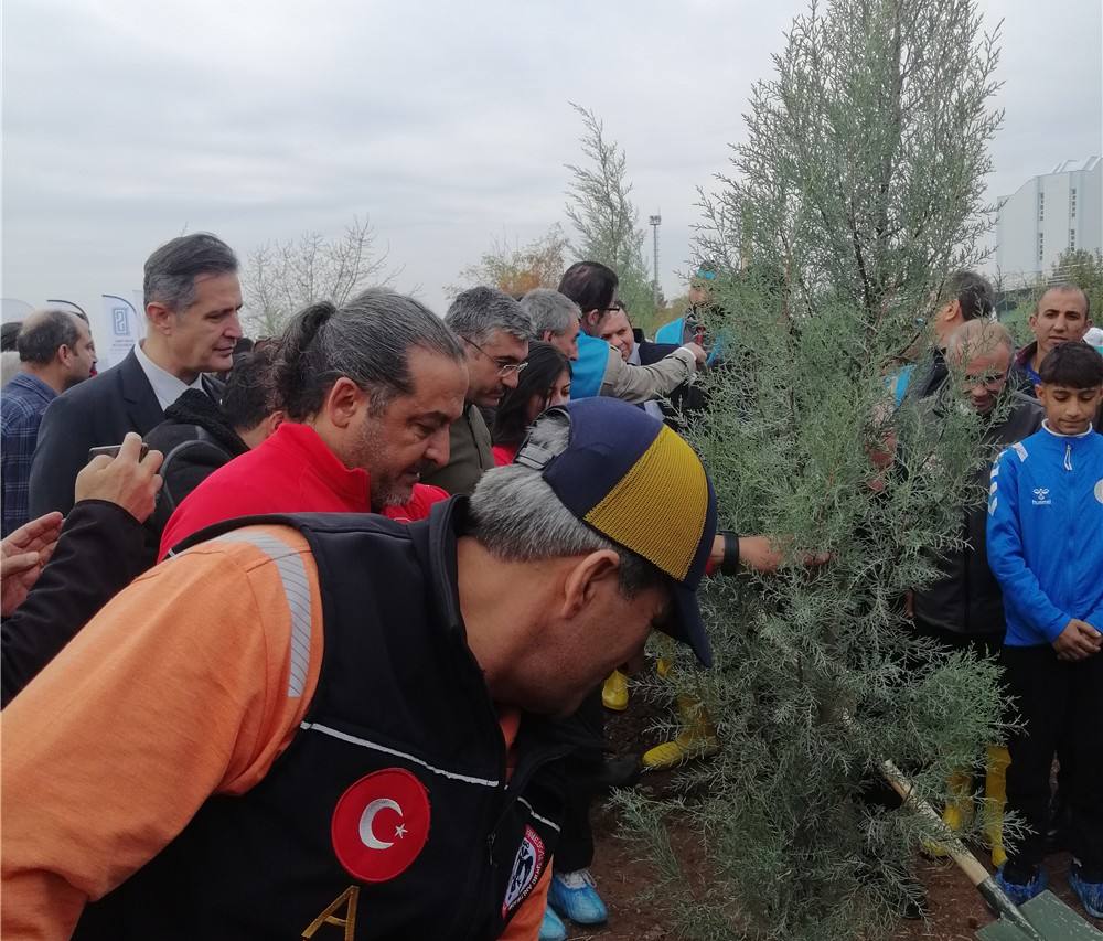 Dİcle Üniversitesi İlahiyat Fakültesinde Fidan Ekimi Etkinliğine Katıldık